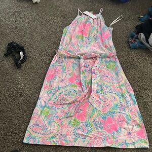 Lilly Pulitzer Multi-Color Mabry Midi Dress